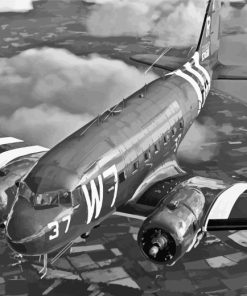 Douglas C 47 Skytrain Aircraft Diamond Painting