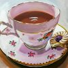 English Teacup Diamond Painting