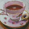 English Teacup Diamond Painting