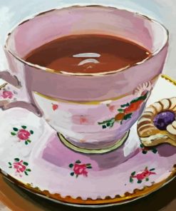 English Teacup Diamond Painting