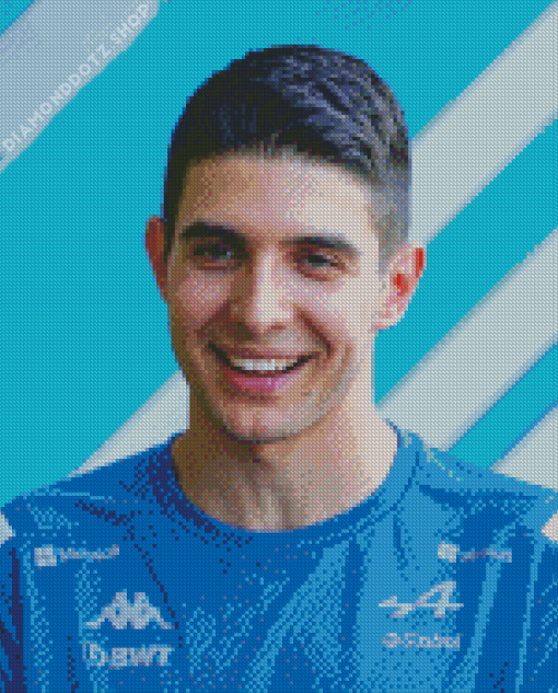 Esteban Ocon Motorsports Driver Diamond Painting