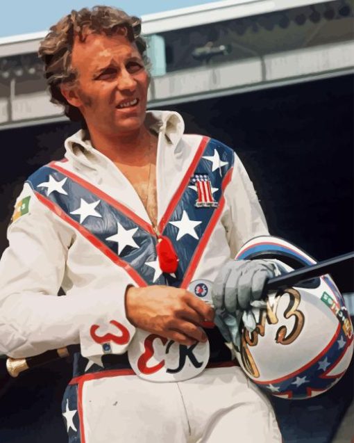 Evel Knievel Diamond Painting