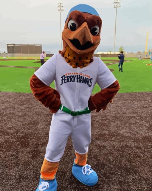 Ferryhawks Mascot Diamond Painting