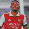 Footballer Gabriel Jesus Diamond Painting