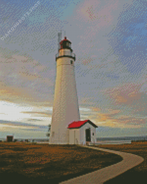 Fort Gratiot Lighthouse Diamond Painting