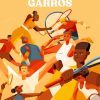 French Open Tennis Illustration Diamond Painting