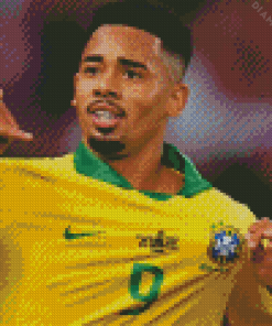 Gabriel Jesus Player Diamond Painting