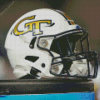 Georgia Tech Yellow Helmet Diamond Painting