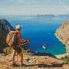 Girl Hiking In Lycian Way Diamond Painting