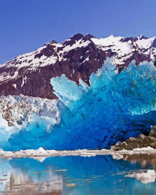 Glacier Bay Landscape Diamond Painting