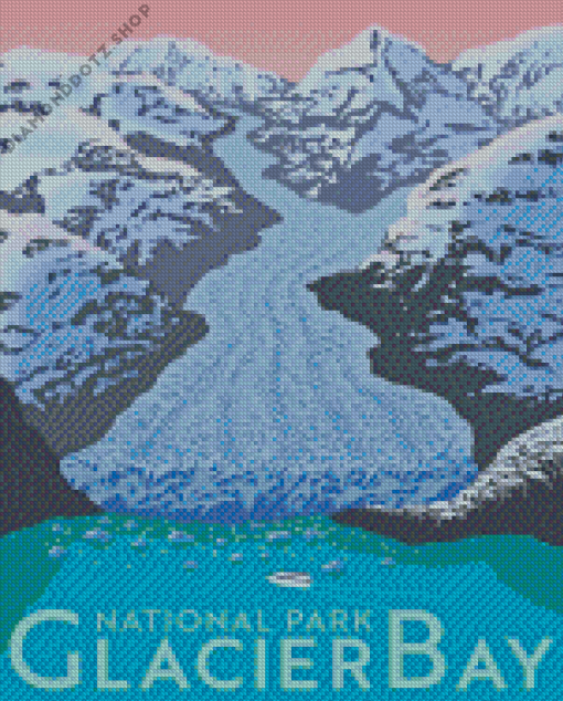 Glacier Bay National Park Poster Diamond Painting