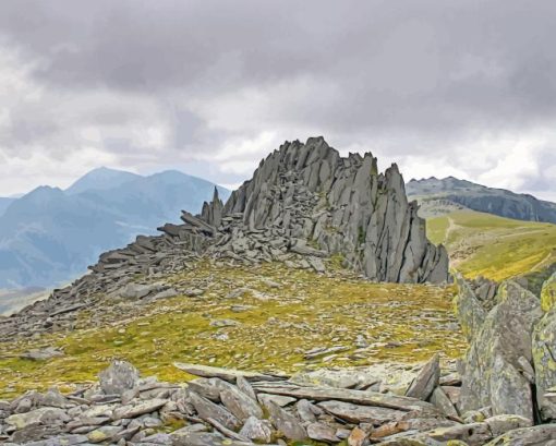 Glyder Fawr Snowdon Diamond Painting