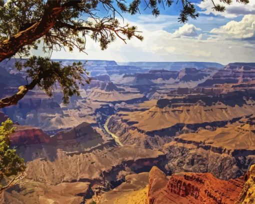 Grand Canyon North Rim Diamond Painting