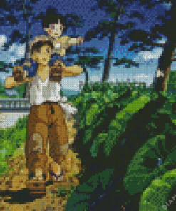 Grave Of The Fireflies Diamond Painting