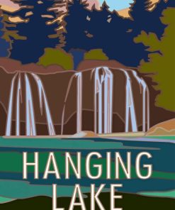 Hanging Lake Poster Diamond Painting