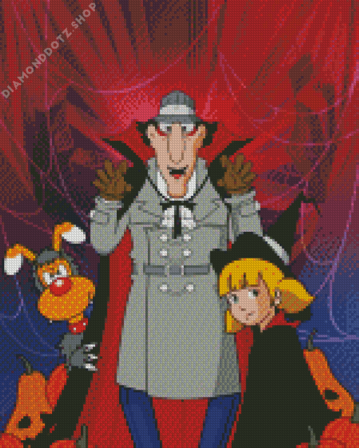 Inspector Gadget Halloween Diamond Painting