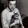 Jacques Prevert With Cat Diamond Painting