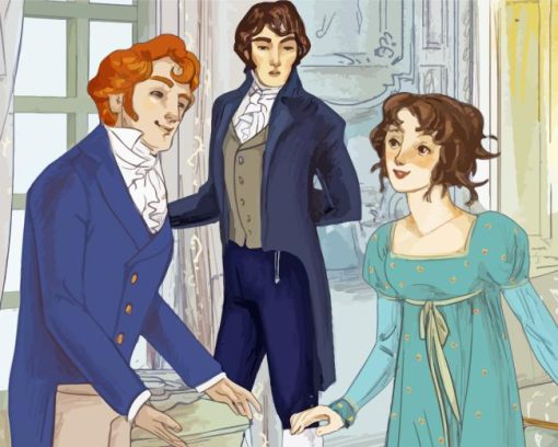 Jane Austen Diamond Painting