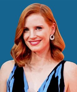 Jessica Chastain Diamond Painting