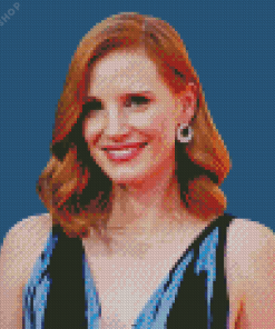 Jessica Chastain Diamond Painting