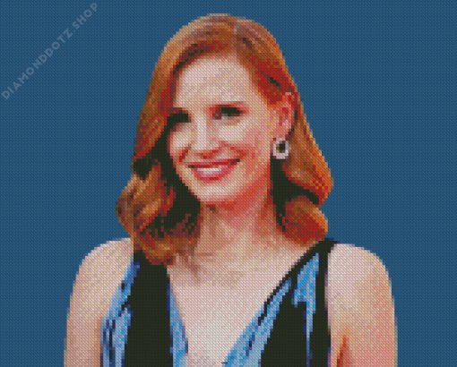 Jessica Chastain Diamond Painting