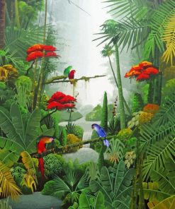 Jungle Plants Diamond Painting