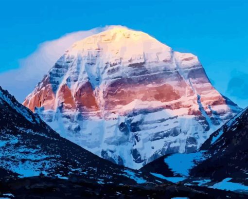 Kailash Mansarovar Diamond Painting