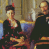 King And Queen Louise Diamond Painting