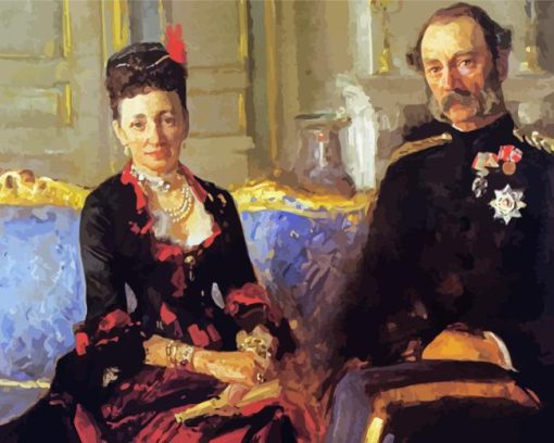 King And Queen Louise Diamond Painting