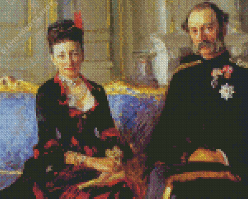 King And Queen Louise Diamond Painting