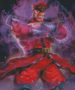 M Bison Diamond Painting