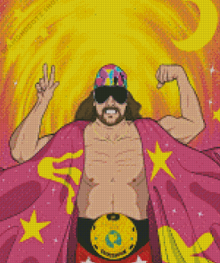 Macho Man Art Diamond Painting