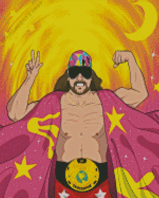 Macho Man Art Diamond Painting