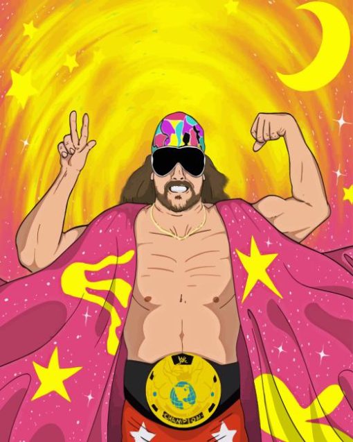 Macho Man Art Diamond Painting