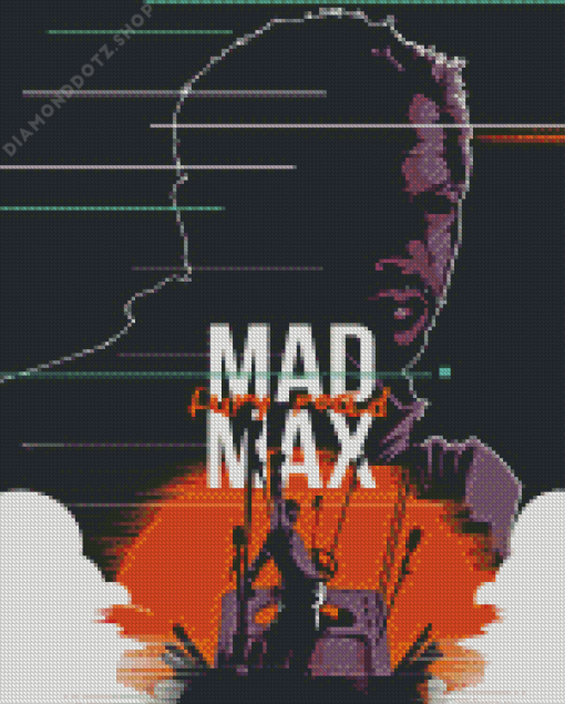 Mad Max Poster Diamond Painting