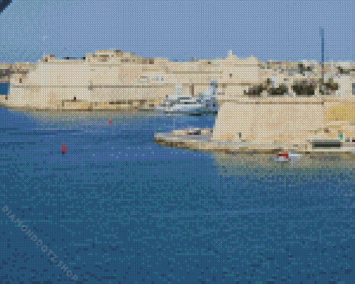 Malta Harbor Diamond Painting