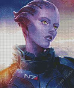 Mass Effect Andromeda Asari Diamond Painting