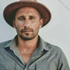 Matthias Schoenaerts Wearing Hat Diamond Painting