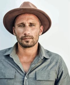 Matthias Schoenaerts Wearing Hat Diamond Painting