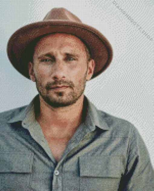 Matthias Schoenaerts Wearing Hat Diamond Painting