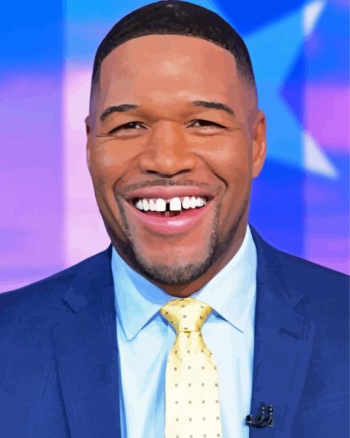 Michael Strahan Smiling Diamond Painting