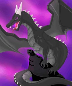 Minecraft Game Ender Dragon Diamond Painting