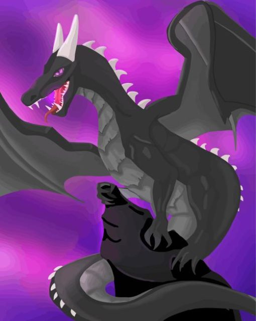 Minecraft Game Ender Dragon Diamond Painting