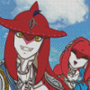 Mipha And Sidon Diamond Painting