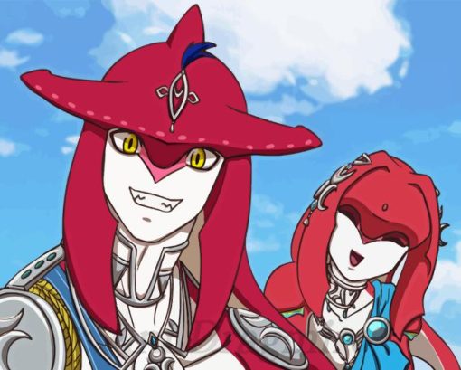 Mipha And Sidon Diamond Painting