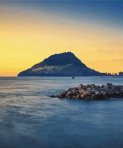 Mount Tauranga New Zealand Diamond Painting