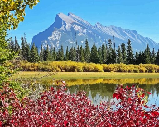 Mountain Rundle Diamond Painting