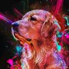 Neon Dog Diamond Painting