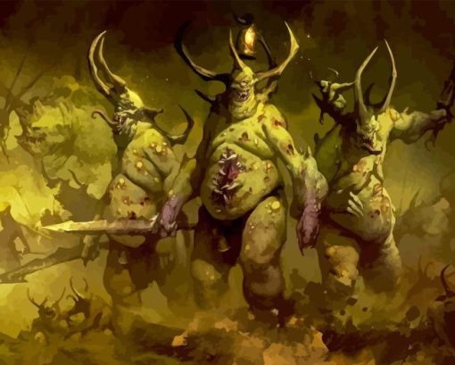 Nurgle Diamond Painting