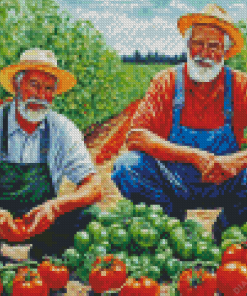 Old Farmers Diamond Painting